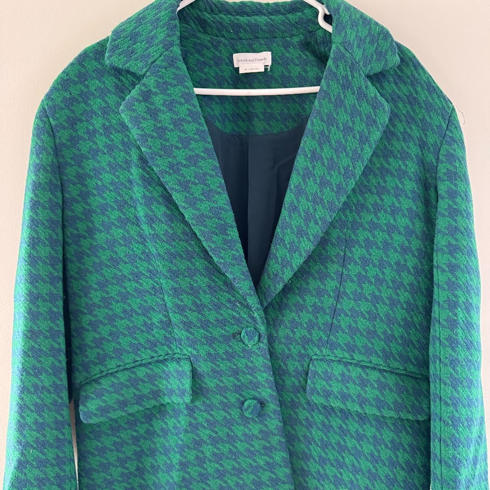 Lovers and Friends Houndstooth Blazer